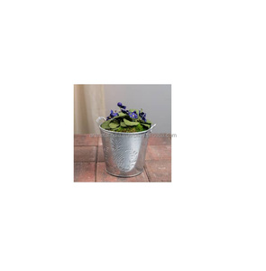 Cubo de hielo enfriador de vino de hierro galvanizado con diseño ecológico para uso en fiestas y enfriamiento de bebidas - Product Image 6