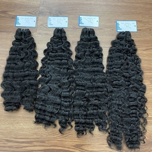 Extensions de cheveux bouclés birmanes Steam, pointes épaisses, couleur noir naturel, extensions de cheveux humains vietnamiens, plusieurs longueurs, prêtes à être expédiées - Product Image 6