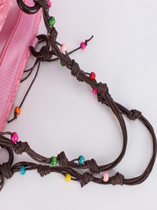 Bolso Tote de Paja con Diseño Bohemio Oceánico, Bordado a Mano y con Cuentas, Bolso de Hombro Tejido - Product Image 2
