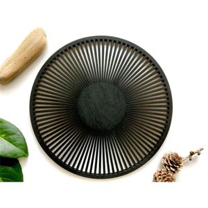 Eco Wooden Trivet Heat Resistant Hot Pad <b>Round</b> Hollow Wood Coaster Premium Table <b>Mat</b> Wholesale Custom Kitchen Hot Pot Holder - Product Image 5