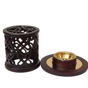Brûleur à Bakhoor en bois, écologique, fait main, porte-encens pour la fragrance et la décoration de la maison, couleur personnalisée, utilisation intérieure/extérieure - Product Image 1