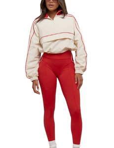 Nueva Chaqueta Corta Deportiva de Moda para Mujer, Cortavientos de Poliéster, Transpirable, Impermeable, con Bordado Reflectante - Product Image 3