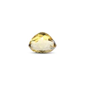 Natural Oval Cat's Eye Citrine Loose Gemstone 9.1 Carat Certified Yellow 4mm - Product Image 3