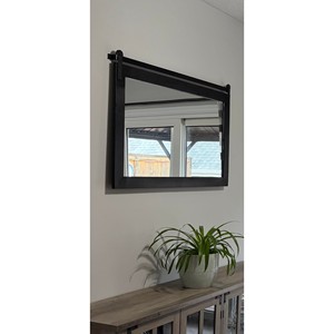 Reclaimed Barn Wood Rustic Frame <b>Mirror</b> | Handcrafted Farmhouse Style Wholesale - Product Image 3