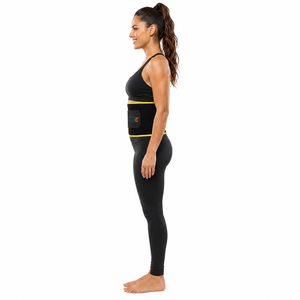 Ceinture de sudation de fitness haut de gamme très demandée, offrant un soutien réglable, un confort léger et des mouvements flexibles pendant les séances d'entraînement - Product Image 4