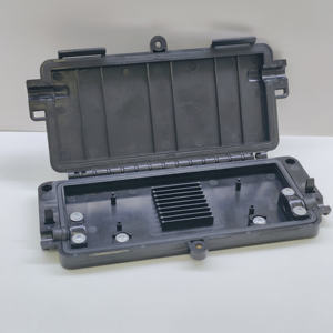 Caja de Empalme Horizontal de Fibra Óptica Mini de 8 Núcleos OEM ODM, Tipo en Línea, Caja de Fusión de Fibra FTTH, Material ABS - Product Image 5