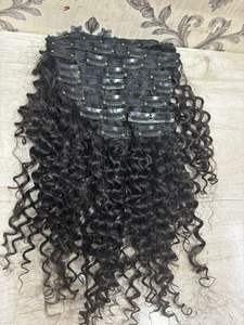 Extensions de cheveux humains indiens Remy bouclés crépus, 40 pouces, les plus vendues en gros - Product Image 3