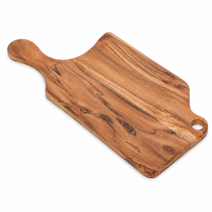 Planche à découper en bois artisanale avec poignée |   Planche à servir et à découper de qualité supérieure, pour fromages - Product Image 1