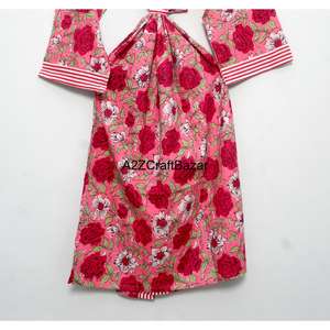 Bata Kimono Ecológica 100% Algodón Puro Lavable con Estampado Floral para Dama de Honor, Ropa de Dormir de Verano Suave y Elegante - Product Image 6