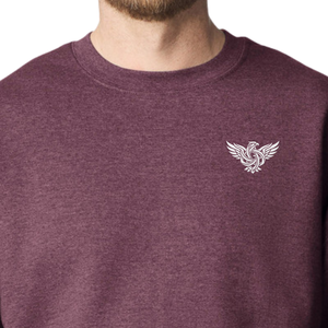 Sweat-shirt personnalisé pour homme en polaire d'hiver, col rond, manches longues, décontracté, en mélange de coton et de polyester doux, coupe classique, uni - Product Image 6