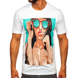 Customizable 100% Cotton Knitted Eco-Friendly Breathable Anti-Wrinkle O-Neck Regular Fit Short Sleeve T-<b>Shirt</b> <b>Men</b> High Quality - Product Image 1