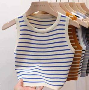 Gilet sans manches pour femme en tricot uni décontracté, col rond, séchage rapide, doux pour la peau, respirant - Product Image 6