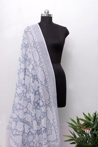 Hand Block Printed Cotton Pareo Floral Beach <b>Wrap</b> Soft Summer <b>Sarong</b> Resort Cover Up for Women. - Product Image 2