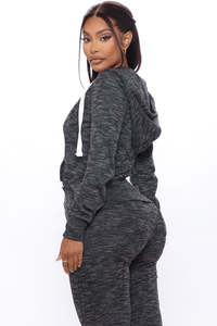 Wholesale Women Zip Hoodie Marled Knit Jacket Casual Streetwear Custom Fashion Apparel Supplier USA Market - Product Image 3