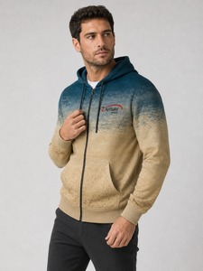 Sweat-shirt à capuche zippé personnalisé pour homme, mélange de coton, fermeture éclair intégrale, vêtements de sport décontractés pour l'extérieur, veste à capuche, nouveau style du fabricant - Product Image 4