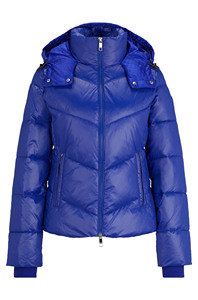 Casual Warm Breathable <b>Coat</b> Premium Quality Durable Washable <b>Ladies</b> Winter Waterproof <b>Lightweight</b> Solid Hooded Puffer jacket - Product Image 6