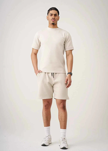 เสื้อยืดผู้ชายแขนสั้นผ้าฝ้ายเย็บตะเข็บเปลือย รับผลิตตามแบบ สกรีนโลโก้ได้ เป็นมิตรต่อสิ่งแวดล้อม ลดราคาพิเศษ - Product Image 4