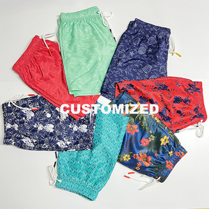 Pantalones cortos de playa de verano para hombre, color sólido, a la moda, con doble bolsillo, cintura elástica, pantalones cortos de playa cómodos y frescos - Product Image 5
