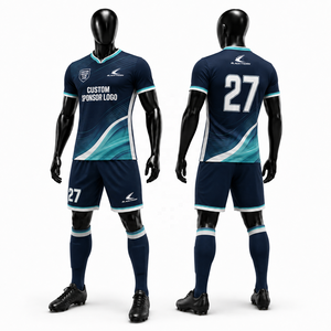 เสื้อฟุตบอลแบบแห้งเร็วพิมพ์ลายเต็มตัว พร้อมชื่อผู้เล่น ชุดฟุตบอล กางเกงฟุตบอล ถุงเท้า - Product Image 5