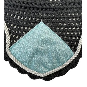 Équipement équestre : Voile anti-mouches pour chevaux, bonnet d'oreille pour chevaux, vente en gros, logo personnalisé, bonnet d'oreille pour chevaux de qualité supérieure avec logo personnalisé - Product Image 6