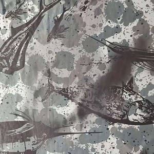 Pull à manches longues gris à motif personnalisé pour homme, chemise de pêche à capuche imprimée par sublimation, protection UPF 50, séchage rapide, polyester, vêtements d'extérieur - Product Image 4