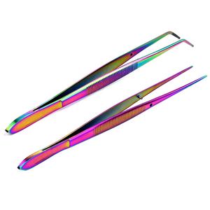 Green Swift Industries Stainless Steel Tweezers and Spoon with Rubber Tips Accessory Set for Reptile <b>Pest</b> <b>Control</b> - Product Image 6