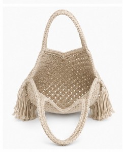 Bolso de Hombro de Macramé de Algodón Ecológico para Mujer, Ideal para la Playa, Compras y Fiestas, Disponible al Mejor Precio - Product Image 3