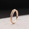 Anillo de Eternidad de Oro de 18K Personalizado con Certificación GIA IGI para Mujer, Anillo de Boda Clásico con Diamantes Creados en Laboratorio VVS, Joyería para Compromiso