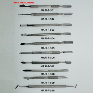 ที่ดันหนังกำพร้าเล็บ MARI สแตนเลสสตีล ออกแบบตามหลักสรีรศาสตร์ อุปกรณ์ลอกเจลทาเล็บ ดันหนังกำพร้าสำหรับเด็ก ดันหนังกำพร้าที่ตายแล้ว สำหรับร้านเสริมสวย - Product Image 5