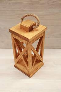 Farol de Vela Personalizable Moderno de Madera y Metal Hecho a Mano, Ecológico y de Calidad Única, Diseño Admirable para Decoración de Interiores del Hogar - Product Image 3