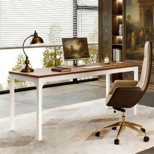 Extra Long Rectangular Executive Computer <b>Desk</b> for Office or Conference Use - Product Image 2