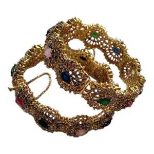Premium Quality Artificial <b>Bangles</b> Bracelet Collection for Women Fashion Jewelry <b>Sets</b> Trendy Luxury Gift Design - Product Image 1