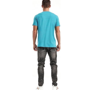 T-shirt en coton uni de haute qualité pour hommes - Product Image 4