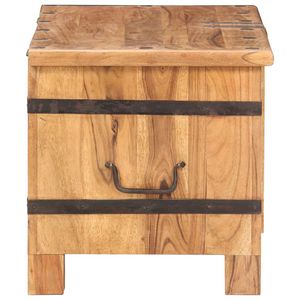 Contenitore in legno massello di Acacia 35.4 "x 15.7" x 15.7 "dimensioni - Product Image 4