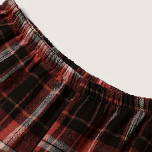 Ensemble de vêtements de nuit pour homme Pyjama en coton de qualité supérieure Chemise à manches longues et pantalon confortables Vêtements de nuit décontractés pour se détendre à la maison - Product Image 5