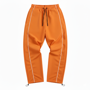 Pantalones de Estilo Minimalista para Hombre, Pantalones Lisos de Color Sólido, Cintura Media, Holgados y Transpirables - Product Image 5