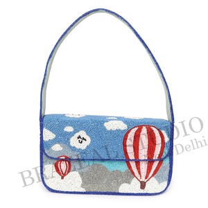 New Arrival BRAZEAL STUDIO Velvet Fashion Designer Women Single Beaded Geometric Pattern Shoulder Clutch Purse Cover Daily Life - Product Image 5