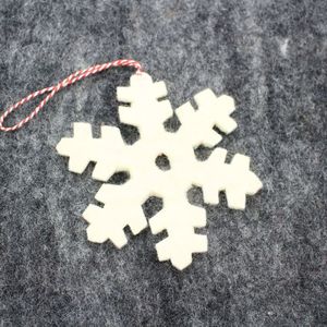 Handmade Felt Snowflake Ornament | - Product Image 2