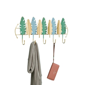 <b>Handmade</b> Natural Metal Wall Mounted Coat Rack Decorative Cane <b>Clothes</b> Hanger Hooks for Nursery Entryway Organizer - Product Image 6