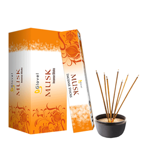 Varillas de incienso negras naturales de 9 pulgadas en caja Hexagonal, 20 varillas por paquete, uso religioso, Exportación a granel a Reino Unido - Product Image 4