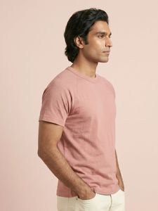 T-shirt classique pour homme, bleu, col rond, manches courtes, coupe classique, décontracté, en coton, pour tous les jours, la gym, les voyages et les sorties - Product Image 2