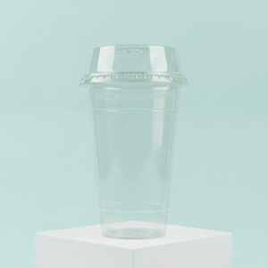 Clear Round <b>Plastic</b> <b>Cup</b> with Lid PP Material Beverage Container for Coffee Tea Milk 12 16 22 Oz Disposable <b>Cups</b> - Product Image 1