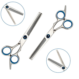 New Arrival Right Handed Stainless Steel Hair <b>Thinning</b> Scissors Sharp Tip Straight Blade for Barbers Salon Use - Product Image 3