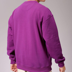 Sweat-shirts d'hiver surdimensionnés en coton avec logo personnalisé, coupe ample, épaules tombantes, haute qualité, en vente - Product Image 2
