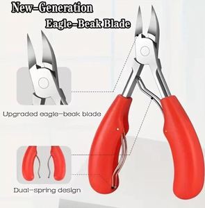 Coupe-ongles robustes pour ongles épais et incarnés, en acier inoxydable, pour personnes âgées, avec poignée ergonomique - Product Image 3