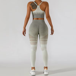 Fashion Solid Color Print Fitness Women Yoga <b>Set</b> Ladies Gym Active Wear High Waist <b>Tie</b> and <b>Dye</b> Women Yoga Sport <b>Sets</b> - Product Image 5