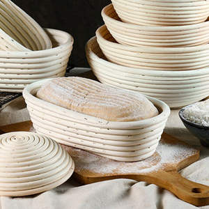 Cuenco de artesanía natural de cesta de pan de ratán de 10 pulgadas para desayuno de Vietnam - Product Image 3