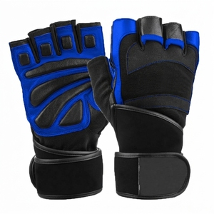 Custom Women's Leather Half Finger Gym Fitness <b>Training</b> <b>Gloves</b> for Workout <b>Weight</b> Lifting Bodybuilding-Breathable Non-Slip High - Product Image 6
