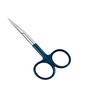 กรรไกรตัดม่านตา XELTECH SURGICAL แบบมืออาชีพ ทำจากเหล็กกล้าไร้สนิม ขนาด 4.5 นิ้ว คม 4 ชิ้น ใบมีดโค้งและตรงสำหรับการผ่าตัด - Product Image 1