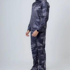 Sweat à capuche unisexe 2-en-1, léger, écologique, à séchage rapide, imprimé, en polyester, décontracté, pour le printemps, avec poches latérales et élastiques - Product Image 6